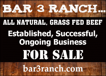 Bar 3 Ranch Grass Fed Beef Business For Sale