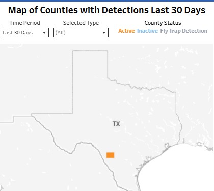 Second Screwworm Infection in Texas confirmed by USDA
