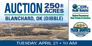 250± Acres in McClain County OK