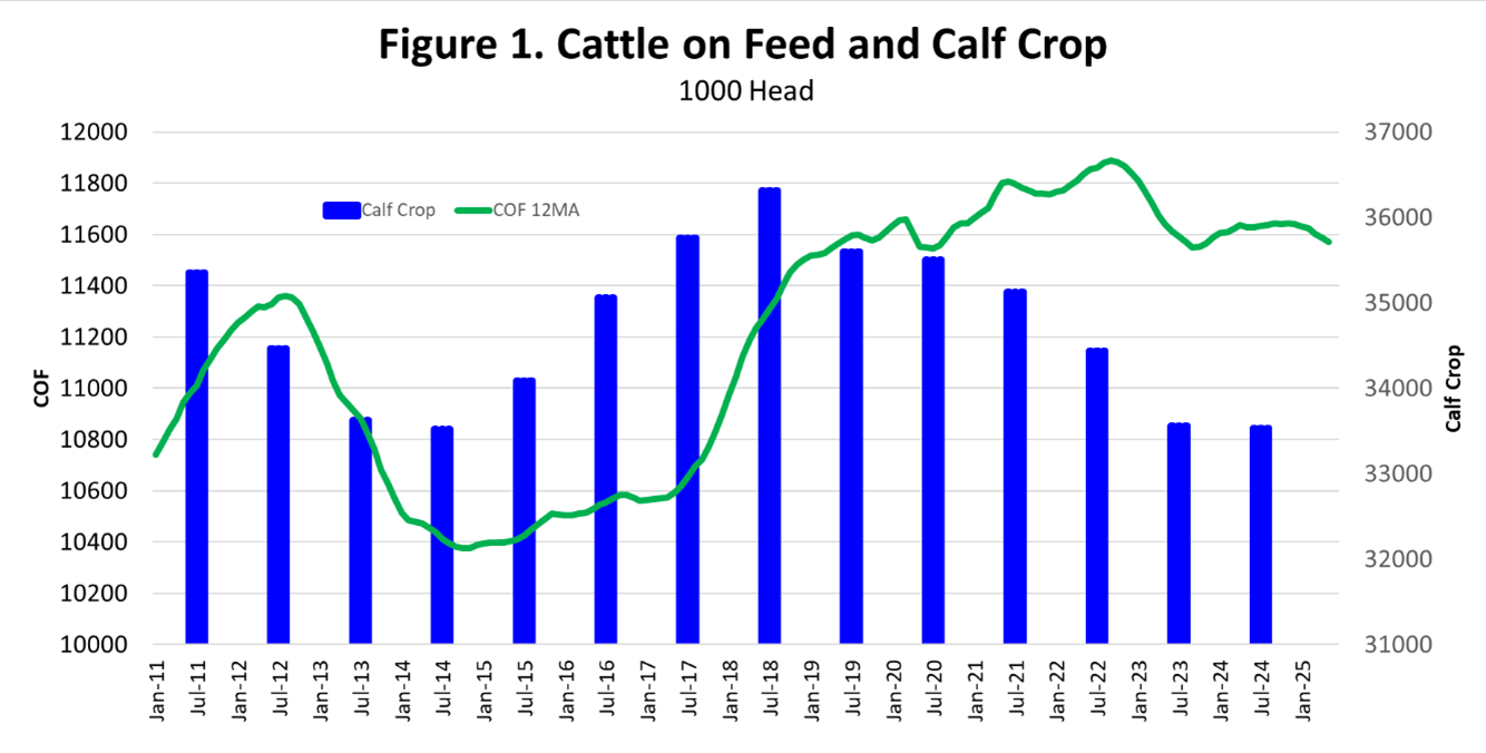 Feedlot Inventory Inches Lower