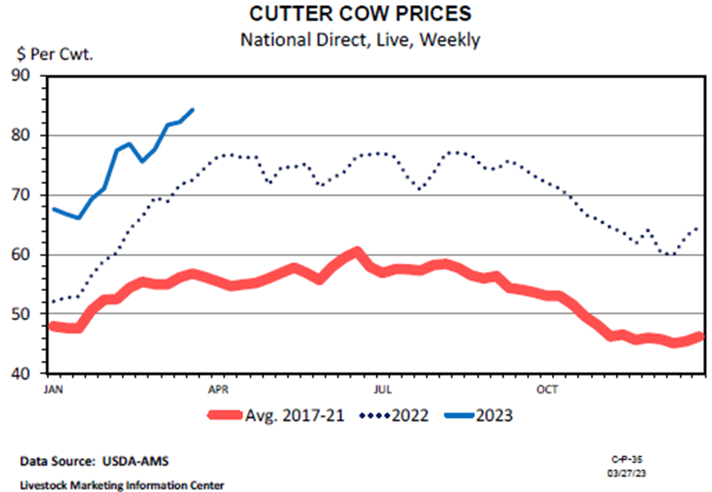 A look at Cull Cow Values