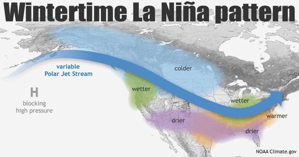 NOAA Issues La Niña Watch For Winter 21/22