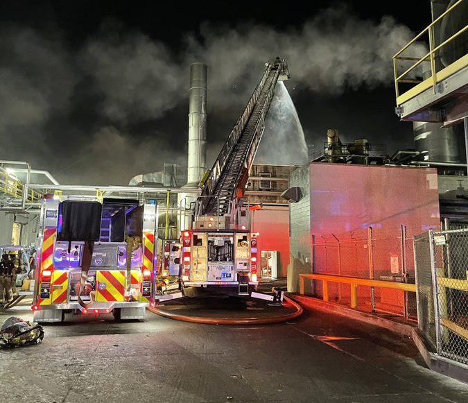 Firefighters Battle Blaze at JBS Plant in Grand Island NE