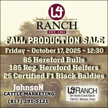 Johnson Cattle Marketing W4 Ranch Fall Production Sale